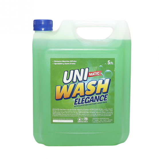 *Detergente UniWash Premium Elegance 5 LT